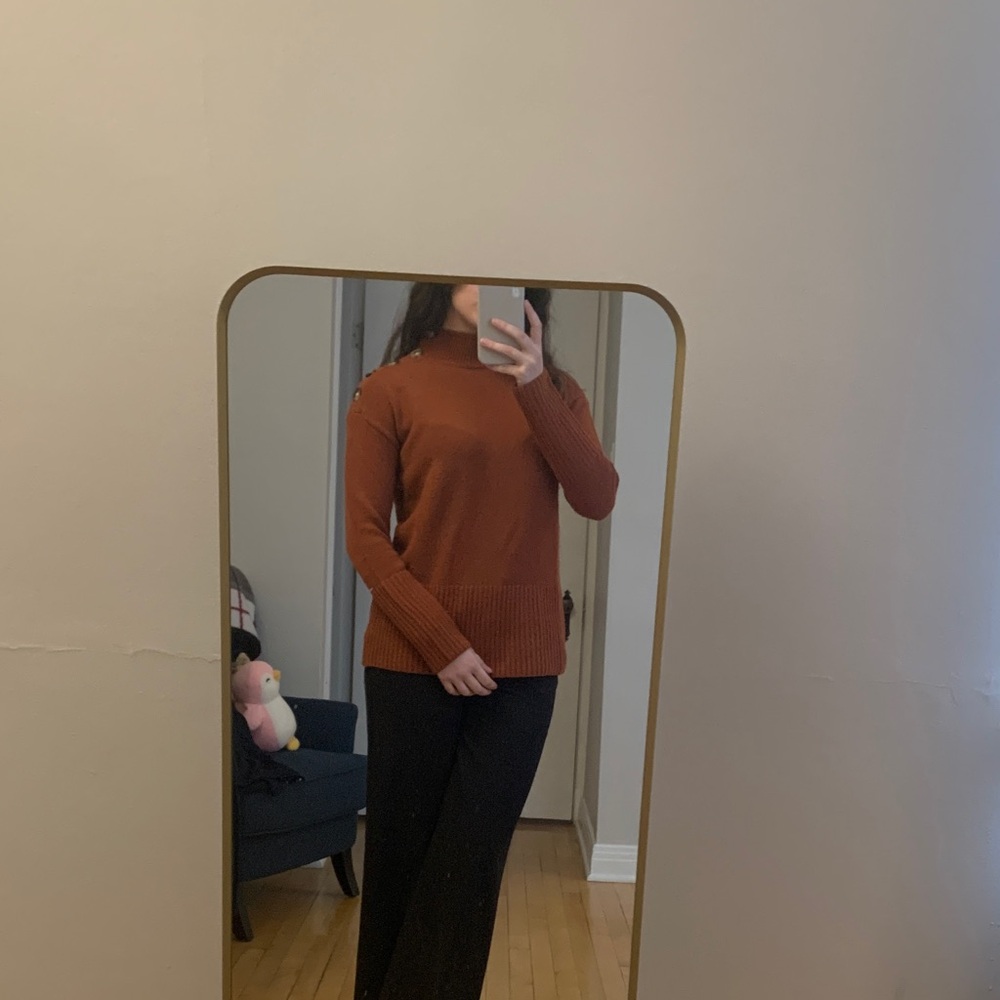 Max Studio Burnt Orange Sweater